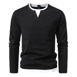 Premium Langarmshirt Alwin aus gekämmter Baumwolle