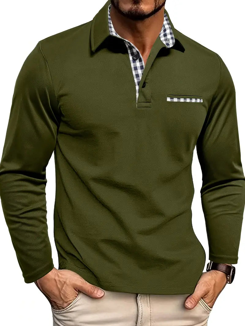 Havn | Klassisches Langarm-Poloshirt