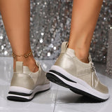 Marjorie | Metallische Chunky Sneaker