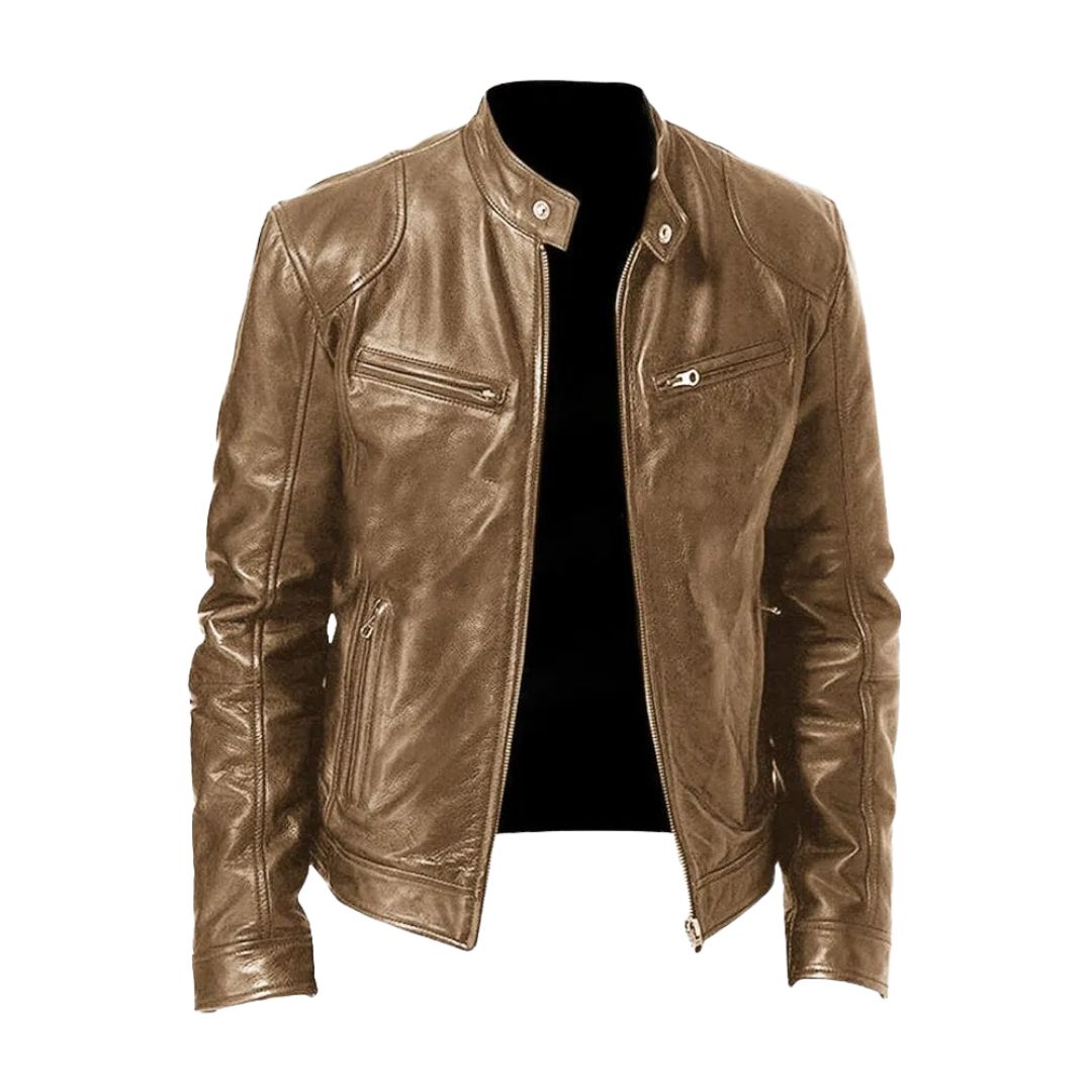 Fabien | Lässige Lederjacke