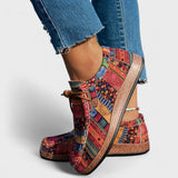 Flora | Orthopädische Patchwork-Print-Sneaker