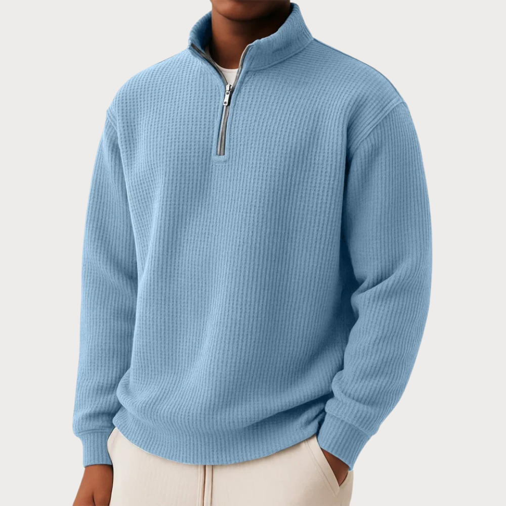 Damien | Pullover mit Reißverschluss für Alltagskomfort und zeitlosen Stil