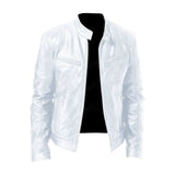 Alexandre | Herren-Lederjacke mit Stehkragen