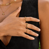 18K Gold Wellenring