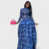 Mia - Maxikleid mit Lily-Mesh-Design