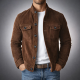 Armand | Hemdjacke für Herren in Wildlederoptik
