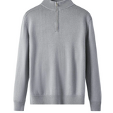 Capri Merinowolle Sweater mit Reißverschluss