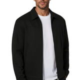 Schwarze Wildlederjacke für Männer – Moderne lässige Outdoor-Bekleidung