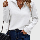 Naomi - Eleganter Pullover mit Reißverschluss