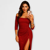 Lena - Das elegante Off-Shoulder-Kleid