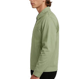 Leichte Twilljacke für Herren – Grüner Punkt – Klassischer Schnitt