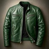 Vintage-Lederjacke
