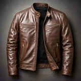 Vintage Lederjacke
