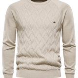 Herrenpullover mit Karomuster V2