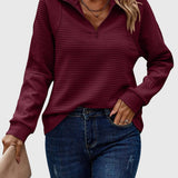 Naomi - Eleganter Pullover mit Reißverschluss
