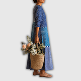 Ava™ | Retro Leinenkleid