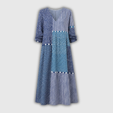 Ava™ | Retro Leinenkleid