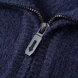 Gstaad Kaschmir-Sweater mit Viertelreißverschluss