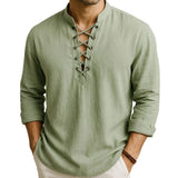 Elegantes Premium-Baumwollhemd für Herren – Beige