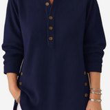 Kylie – Langarm Pullover aus feinem Strick