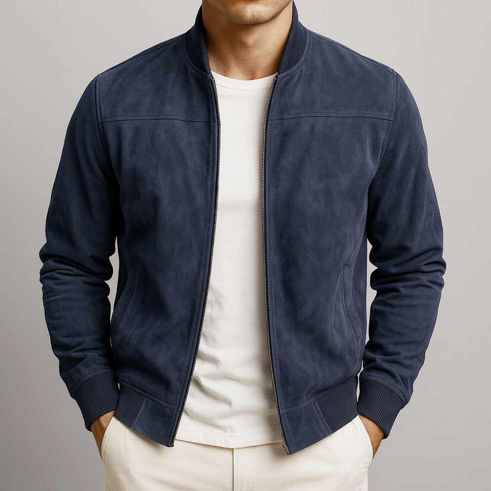 Martin | Bomberjacke aus Wildleder