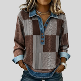 Meridell™ | Farbblock Druck Pullover