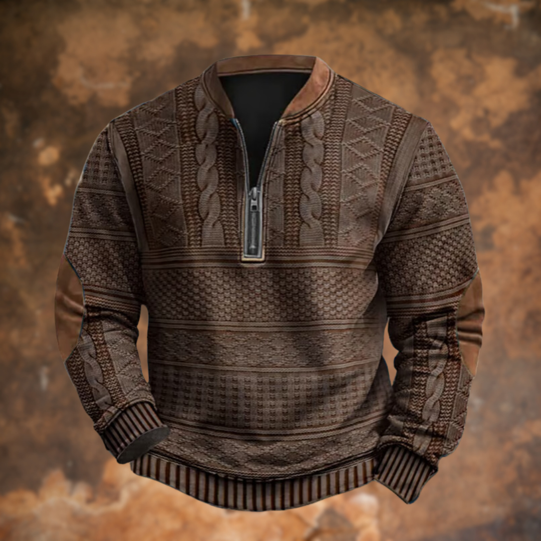Jonas | Bequemer Pullover mit Reißverschluss und modernem Look
