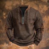 Jonas | Bequemer Pullover mit Reißverschluss und modernem Look