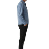 Hellblaues Wildlederjacke für Herren – Elegant und Universell für den Alltag