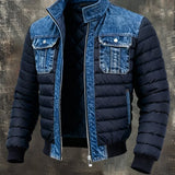 Maxime | Vintage Patchwork-Jeansjacke