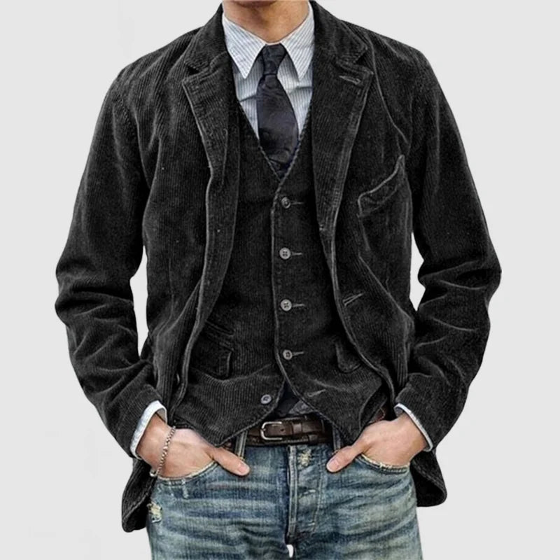 Edmond | Blazer und Weste aus Cord