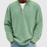 Valentin | Zeitloser Pullover mit halbem Reißverschluss