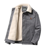Winterjacke aus Samt