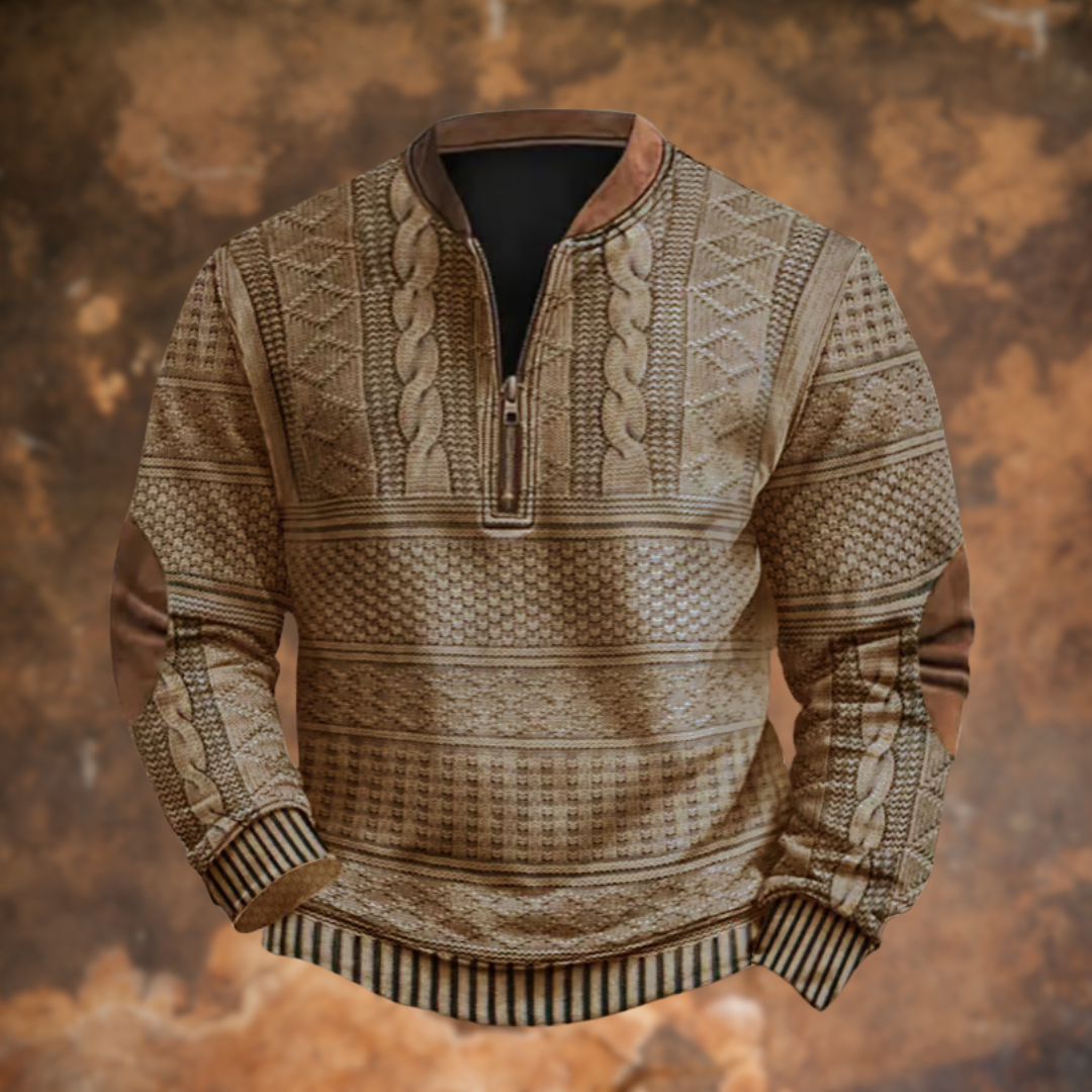 Jonas | Bequemer Pullover mit Reißverschluss und modernem Look