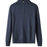 Capri Merinowolle Sweater mit Reißverschluss