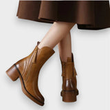 Klara | Leder Stiefeletten