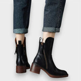 Klara | Leder Stiefeletten