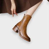 Klara | Leder Stiefeletten