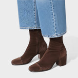 Evie | Stiefeletten mit quadratischer Zehenpartie und Absatz