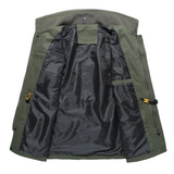 Elegante Cargo-Jacke aus Baumwolle