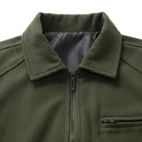 Herren Cordjacke – Olivgrün