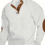 Eleganter Pullover mit Knöpfen