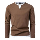Premium Langarmshirt Alwin aus gekämmter Baumwolle