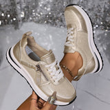 Marjorie | Metallische Chunky Sneaker