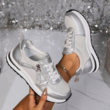 Marjorie | Metallische Chunky Sneaker