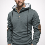 Noah | Zeitloser Kapuzenpullover mit Knopfleiste