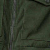 Herren Cordjacke – Olivgrün