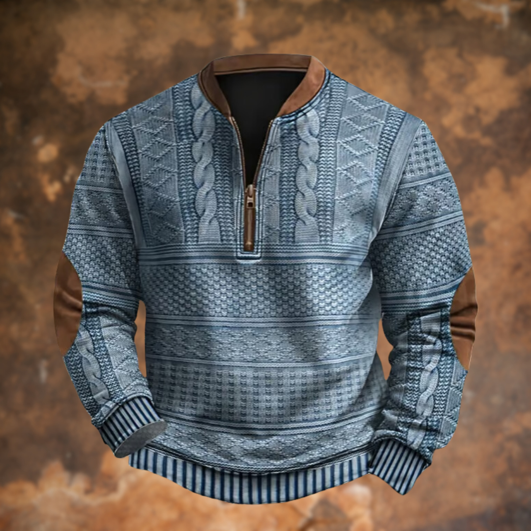 Jonas | Bequemer Pullover mit Reißverschluss und modernem Look
