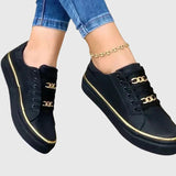 Estelle | Plattform-Sneaker mit Kettenbesatz