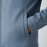 Hellblaues Wildlederjacke für Herren – Elegant und Universell für den Alltag